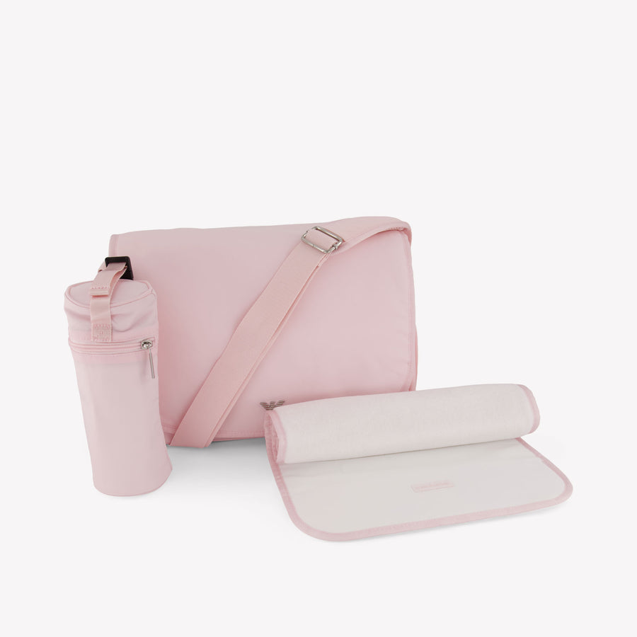 Armani Baby Unisex Luiertas In Licht Roze