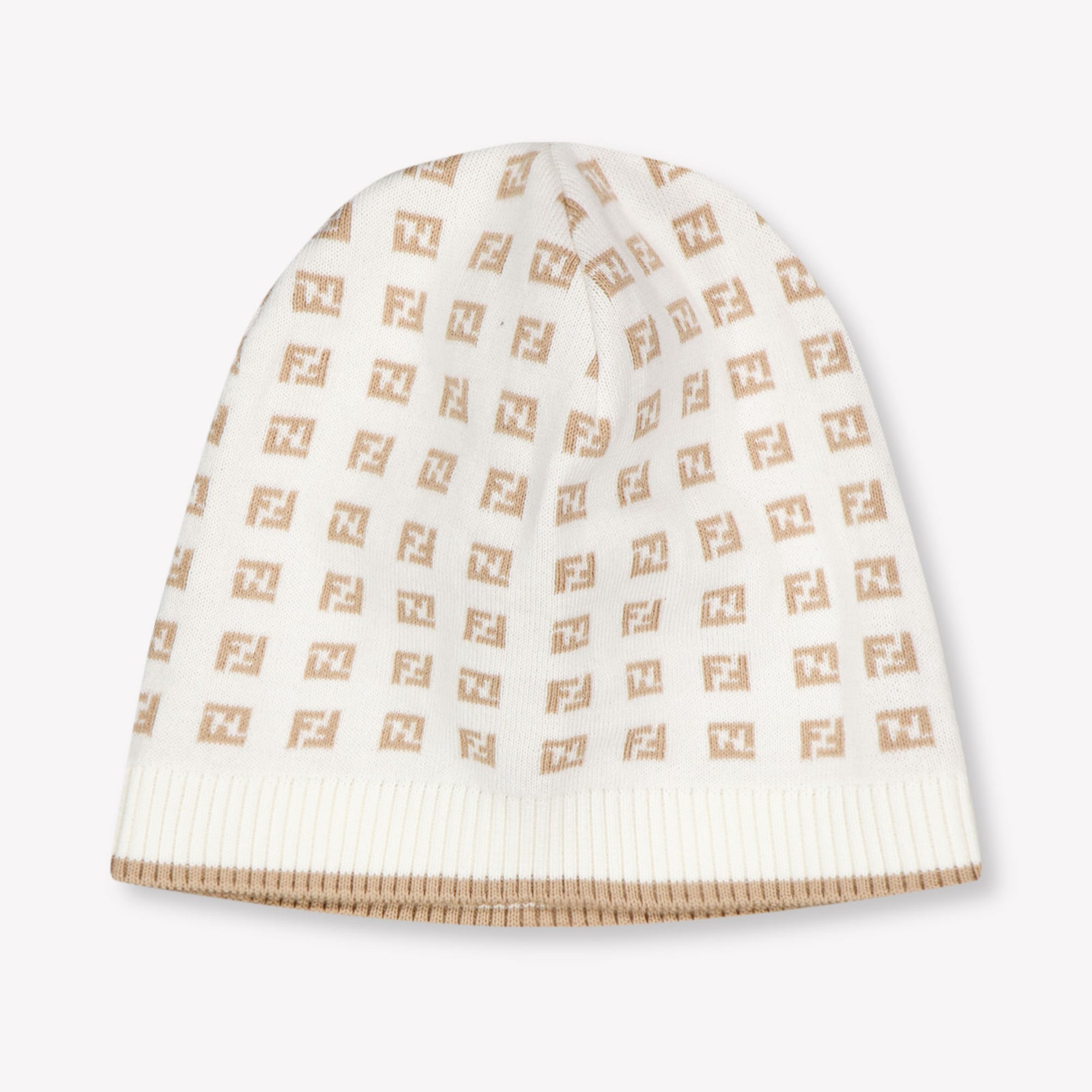 Fendi Baby Unisex Muts In Beige