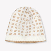 Fendi Baby Unisex Muts In Beige