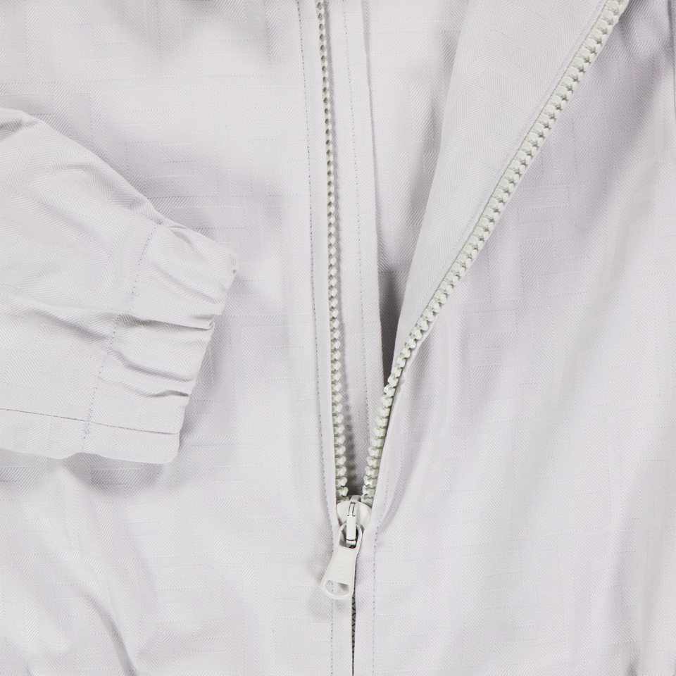 Fendi Baby Jongens Zomerjas In Licht Grijs