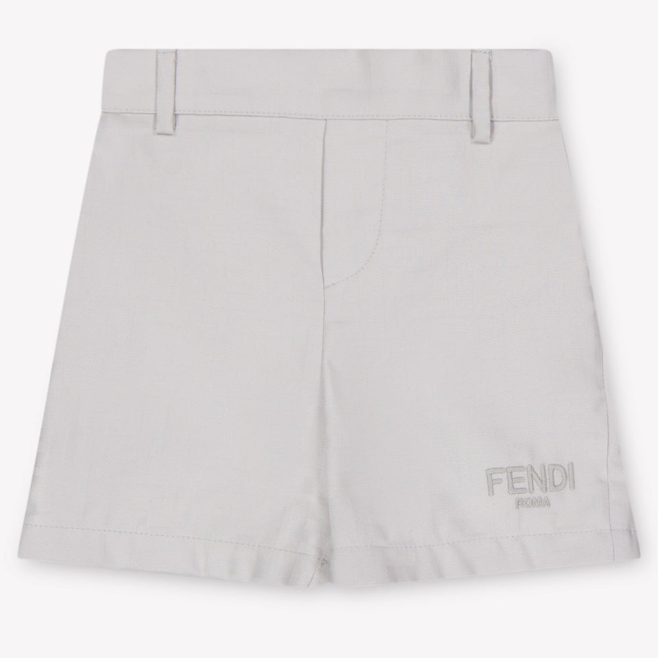 Fendi Baby Boys Set In Light Gray