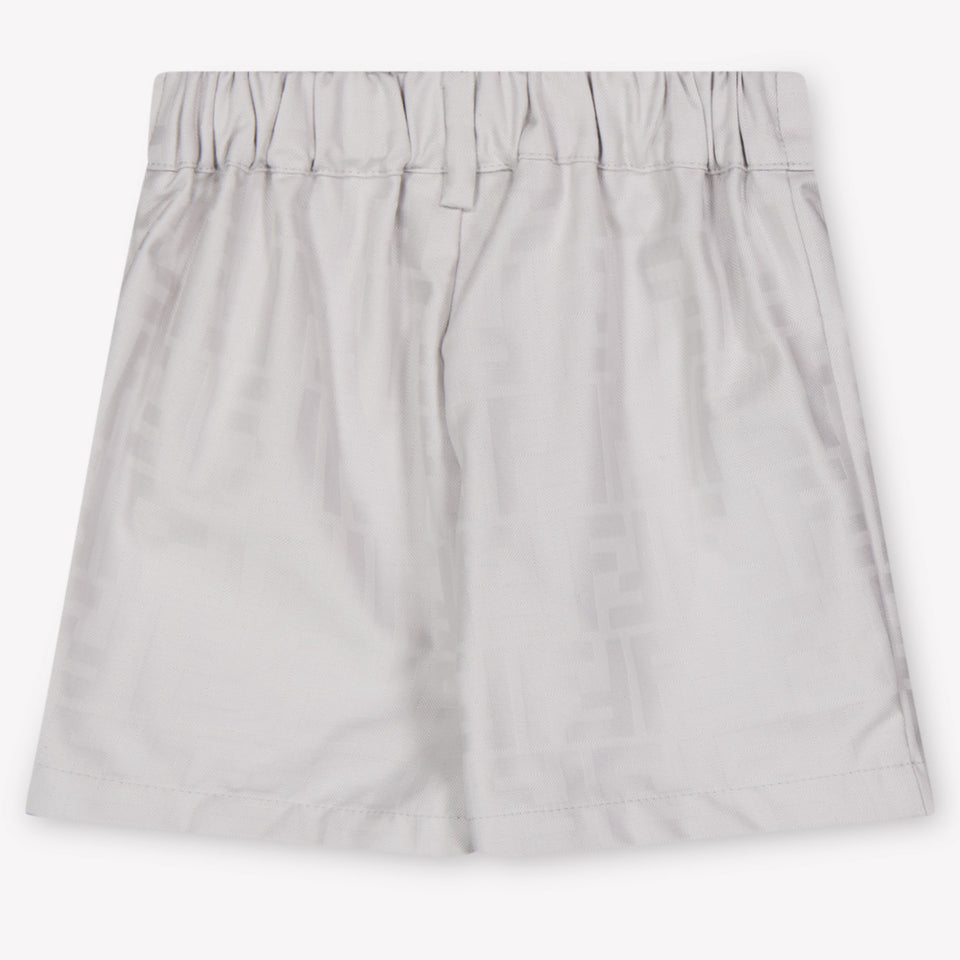 Fendi Baby Boys Set In Light Gray