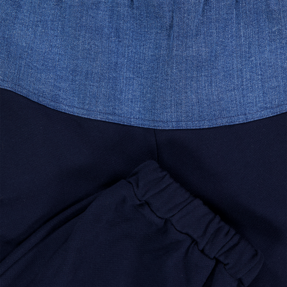 Fendi Kids Boys Pants In Navy