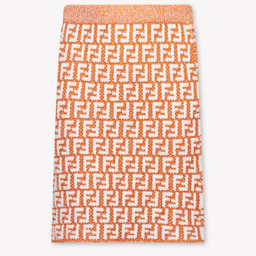 Fendi Girls Skirt in Orange