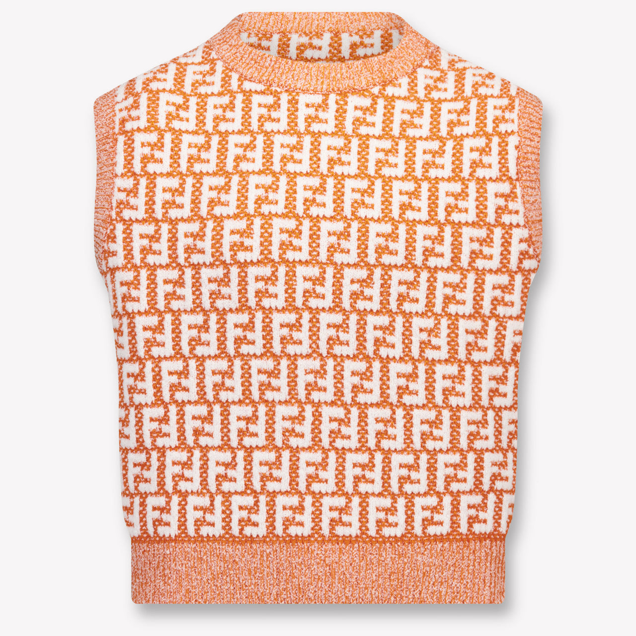 Fendi Kids Girls T-Shirt In Orange