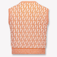 Fendi Kids Girls T-Shirt In Orange