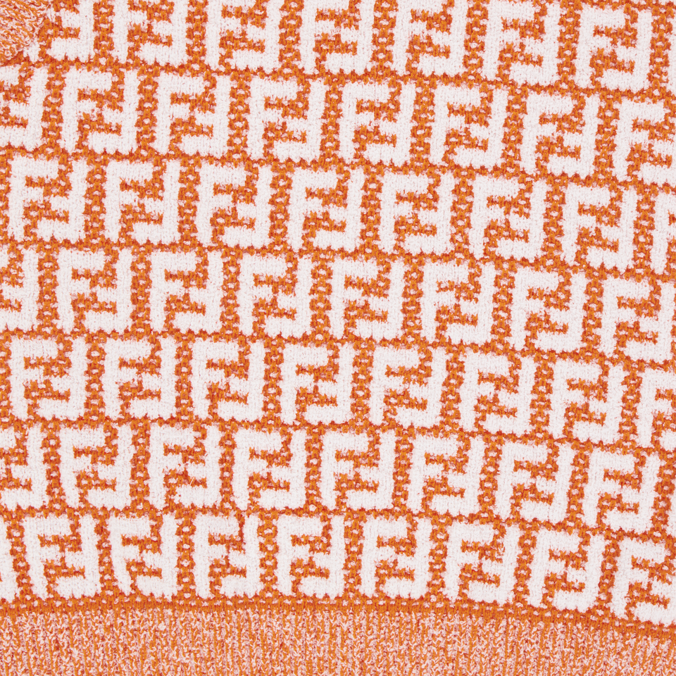 Fendi Kids Girls T-Shirt In Orange