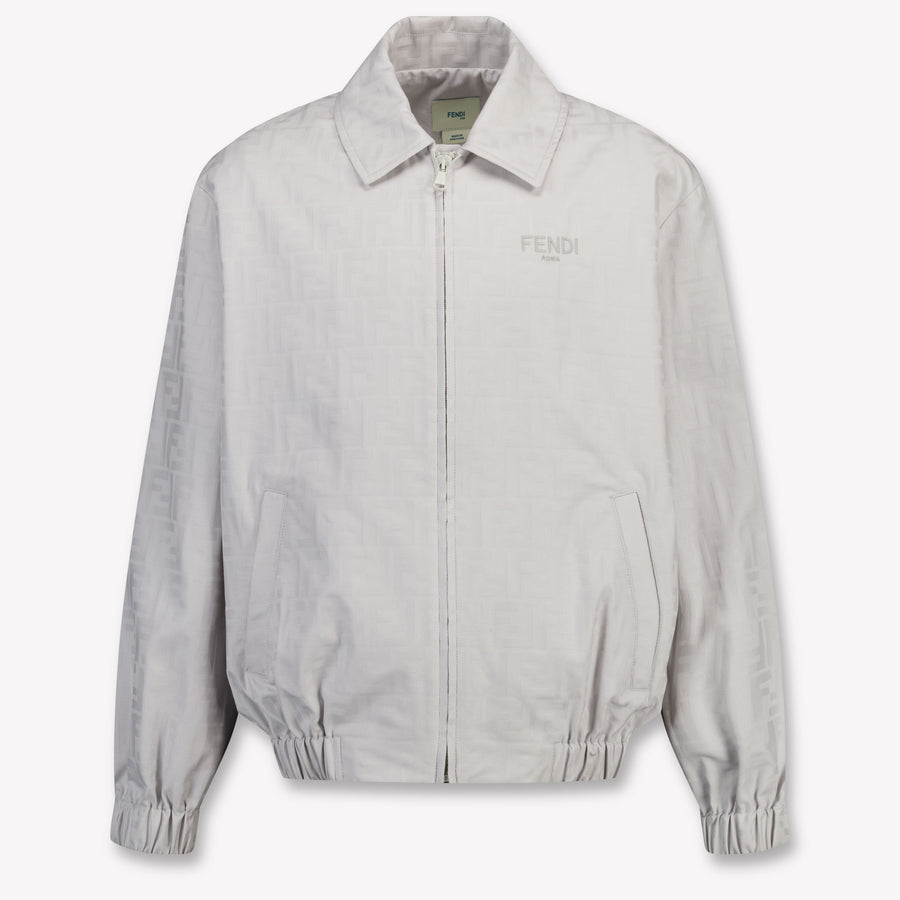 Fendi Boys Summer Jacket in Light Grey