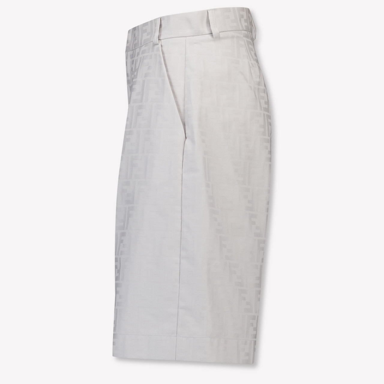 Fendi Kids Boys Shorts In Light Gray