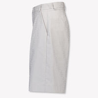 Fendi Kids Boys Shorts In Light Gray