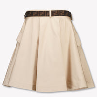 Fendi Kinder Meisjes Rokje In Beige