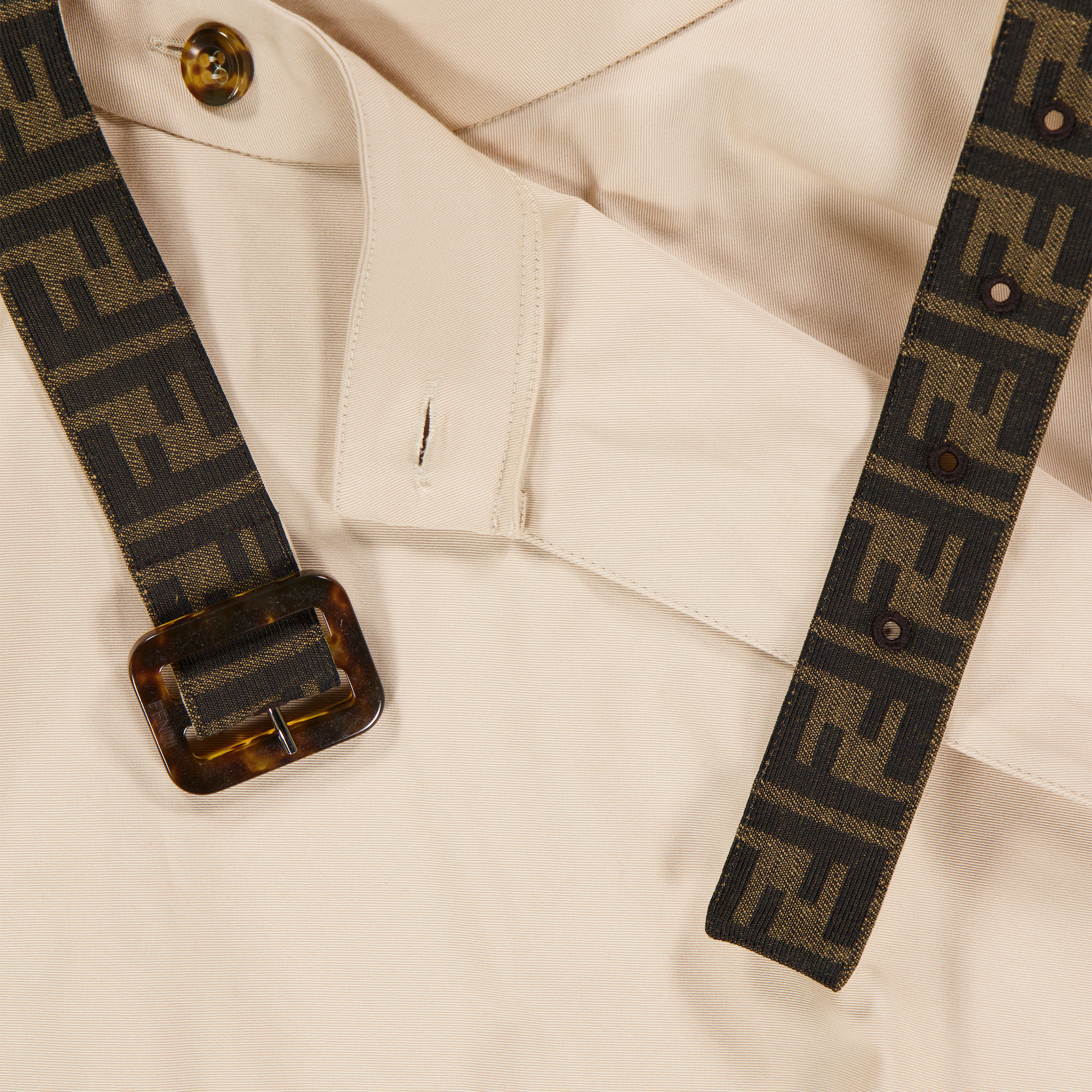 Fendi Kids Girls Skirt In Beige