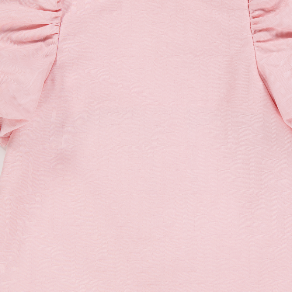 Fendi Baby Meisjes Jurk In Licht Roze