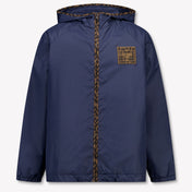 Fendi Kids Unisex Summer jacket In Navy