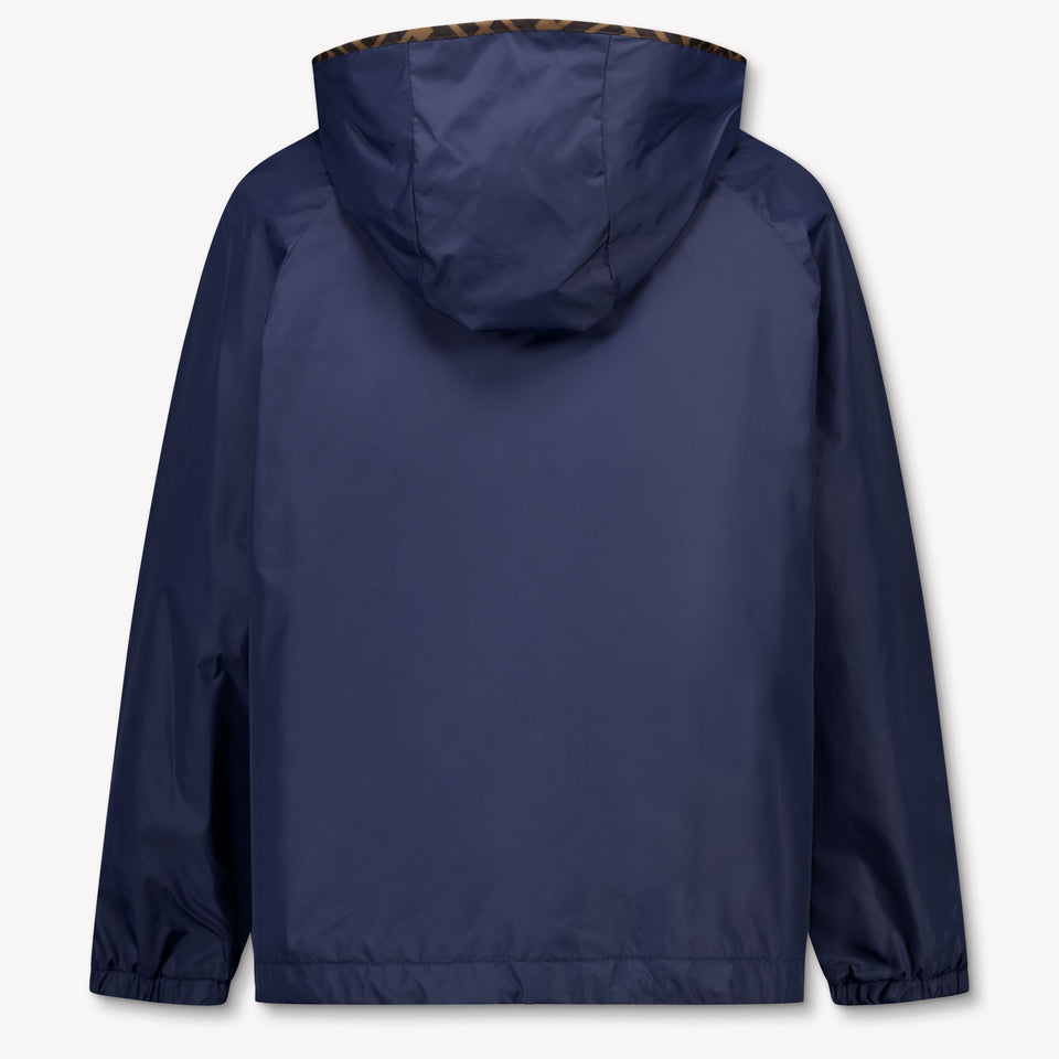 Fendi Kids Unisex Summer jacket In Navy