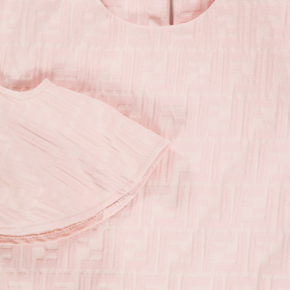Fendi Kinder Meisjes Jurk In Roze