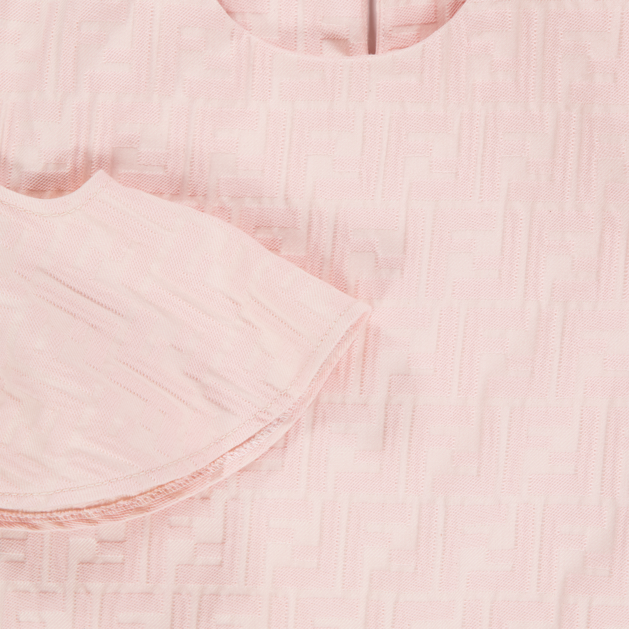 Fendi Kids Girls Dress In Pink