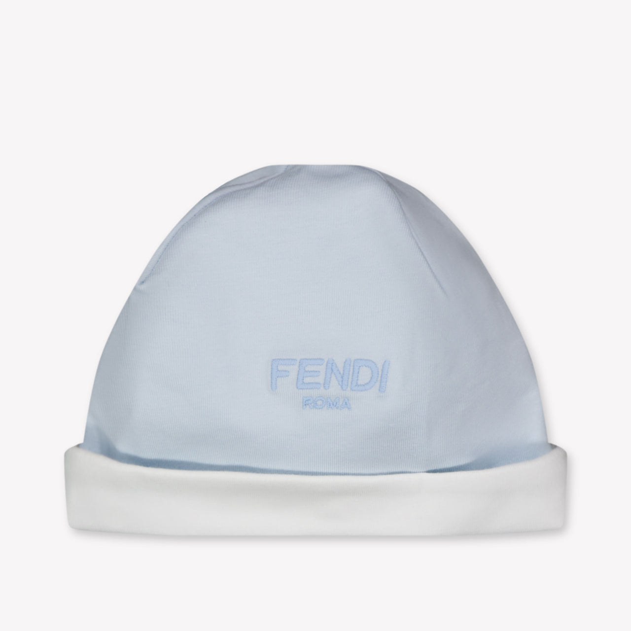 Fendi Baby Unisex Playsuit In Light Blue