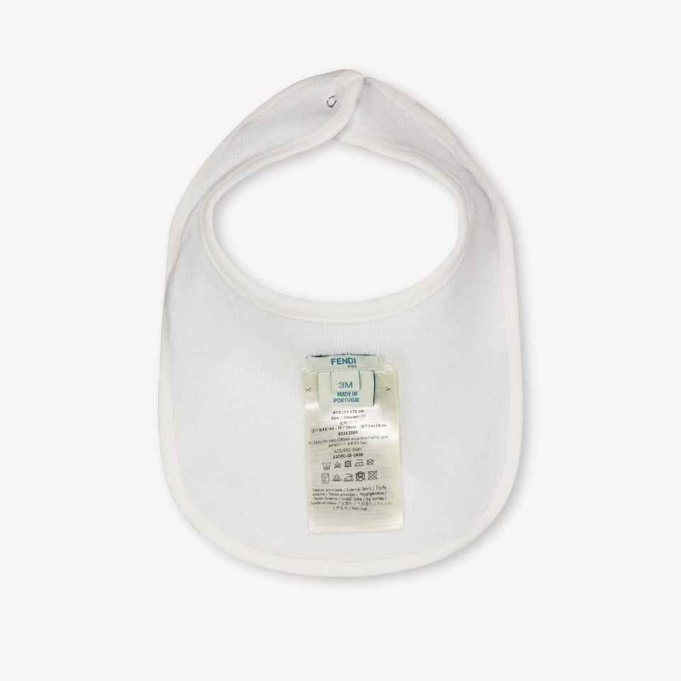 Fendi Baby Unisex Playsuit In Light Blue