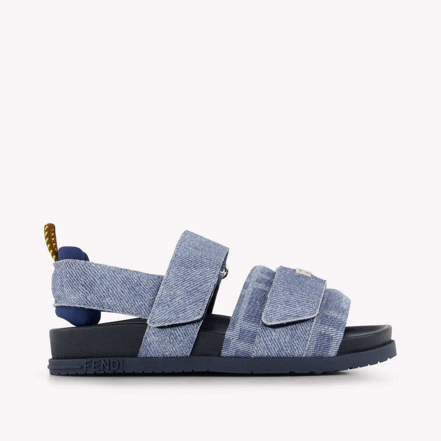 Fendi Kinder Unisex Sandalen In Blauw