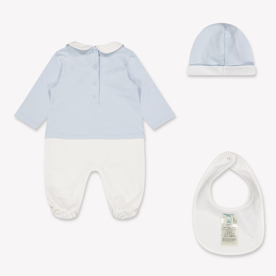 Fendi Baby Unisex Boxpakje In Licht Blauw
