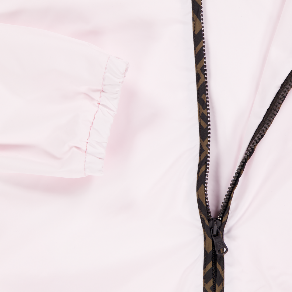 Fendi Kinder Unisex Zomerjas In Roze