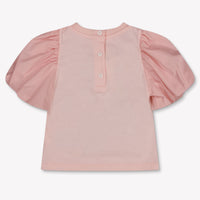 Fendi Baby Girls T-Shirt In Light Pink