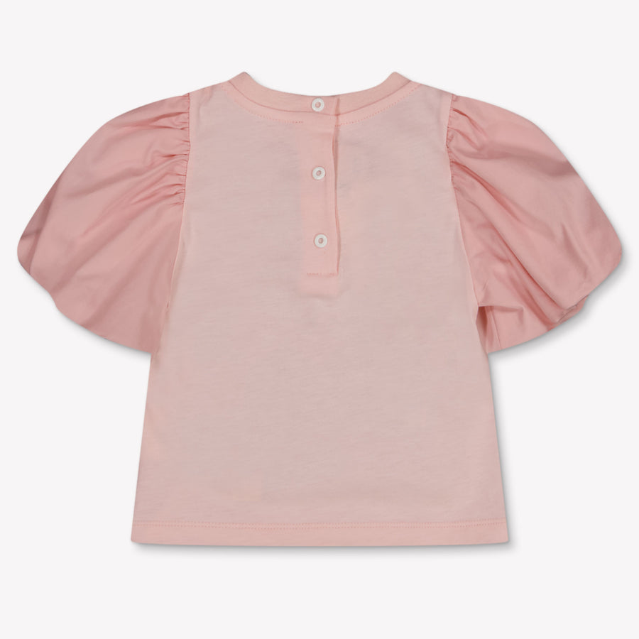 Fendi Baby Girls T-Shirt In Light Pink