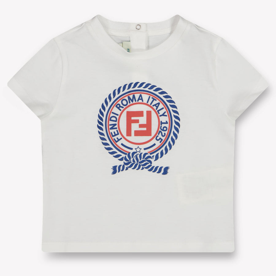 Fendi Baby Boys T-Shirt in White