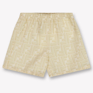 Fendi Baby Jongens Shorts In Licht Beige