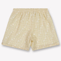 Fendi Baby Jongens Shorts In Licht Beige