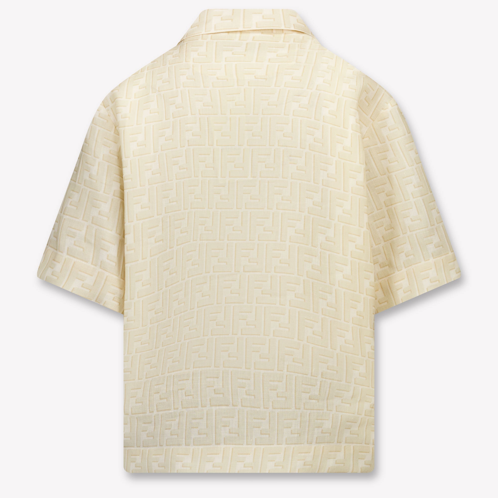 Fendi Kids Boys Blouse In Light Beige