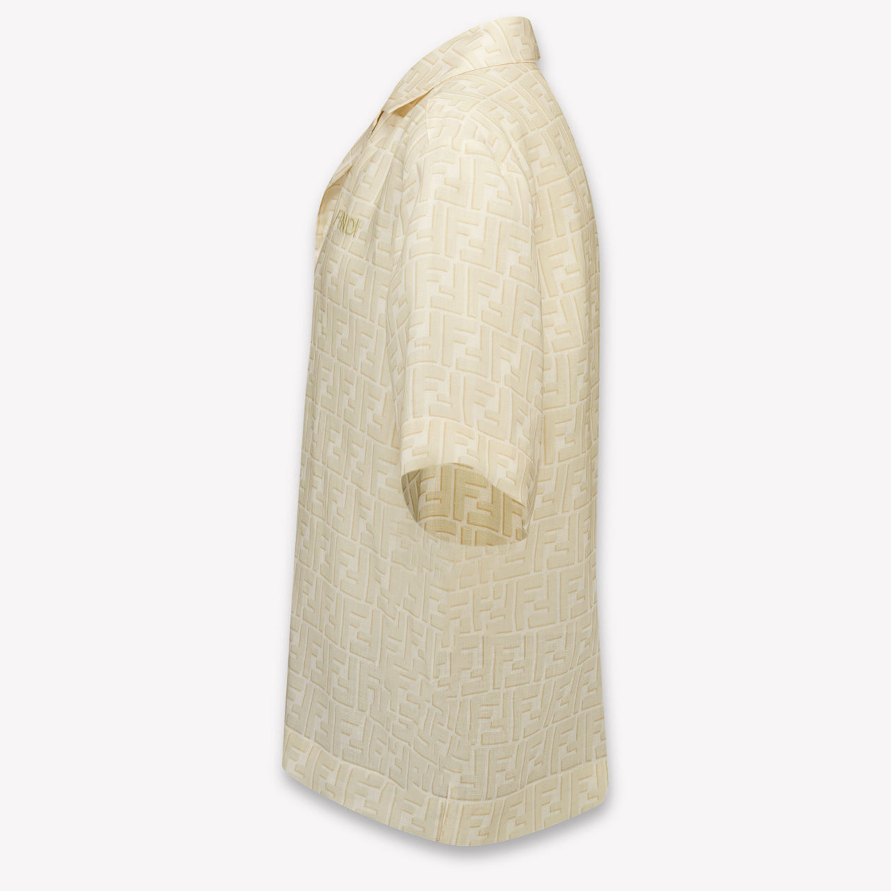 Fendi Kids Boys Blouse In Light Beige