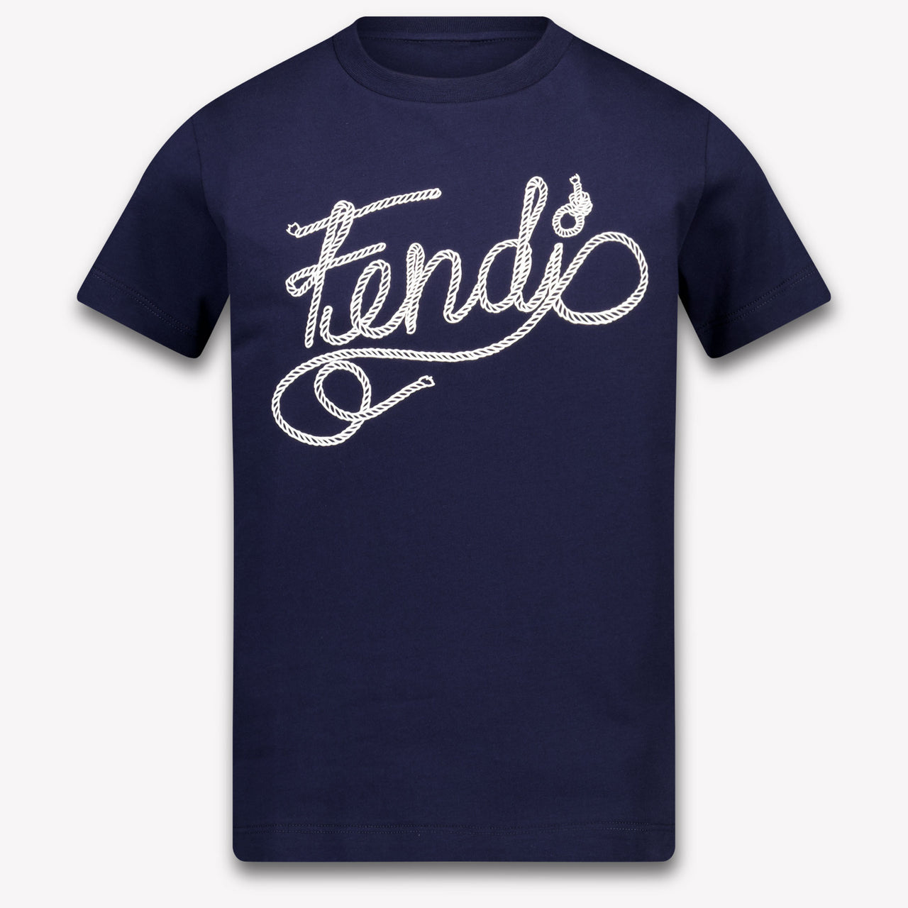 Fendi Kids Boys T-Shirt In Navy