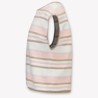 Fendi Kinder Meisjes T-Shirt In Licht Roze