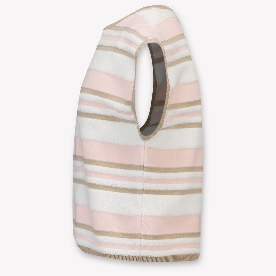 Fendi Kinder Meisjes T-Shirt In Licht Roze