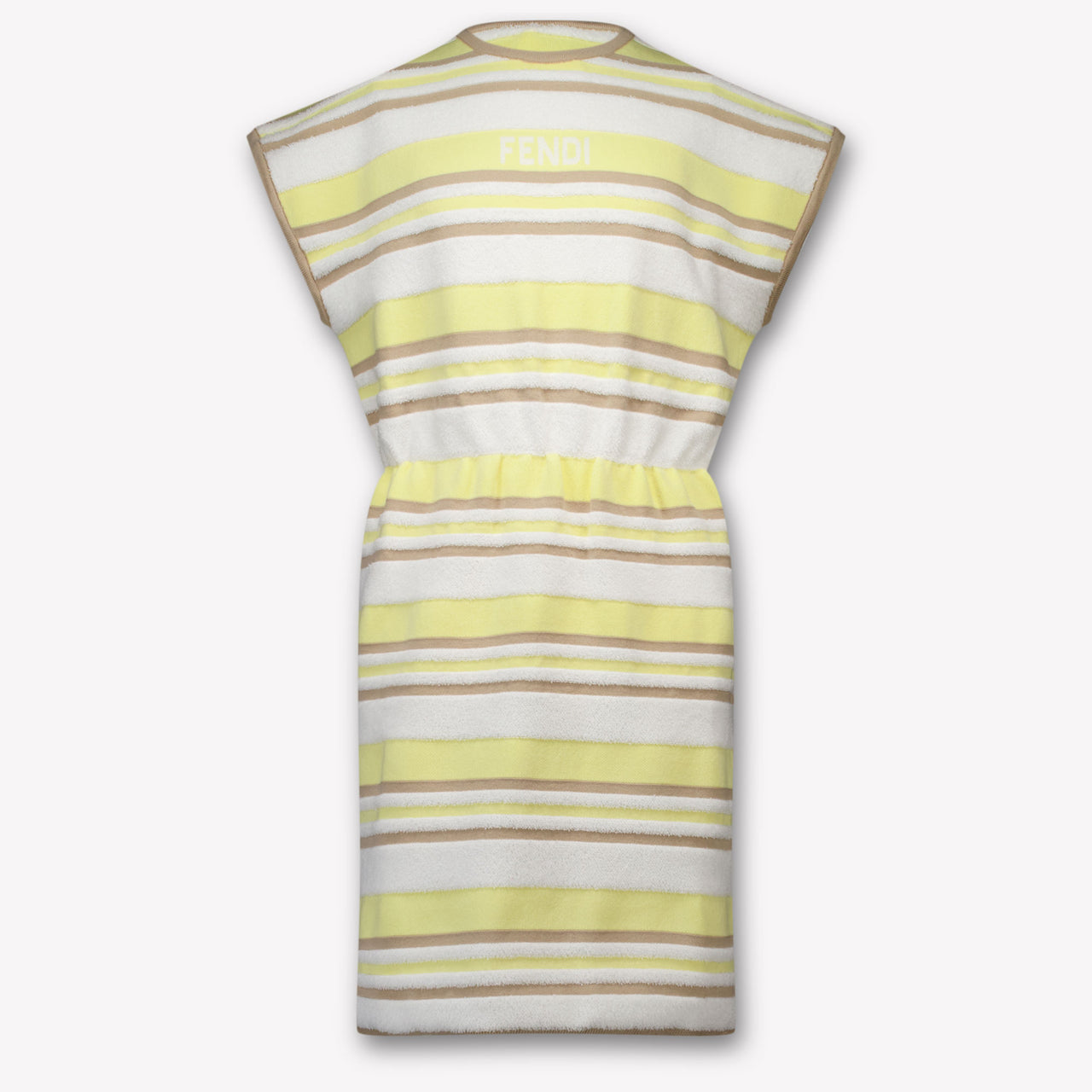 Fendi Kids Girls Dress In Yellow