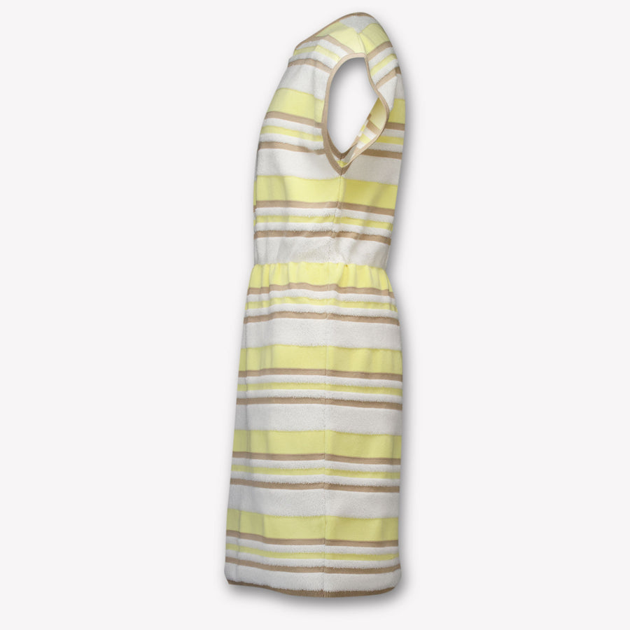 Fendi Kids Girls Dress In Yellow