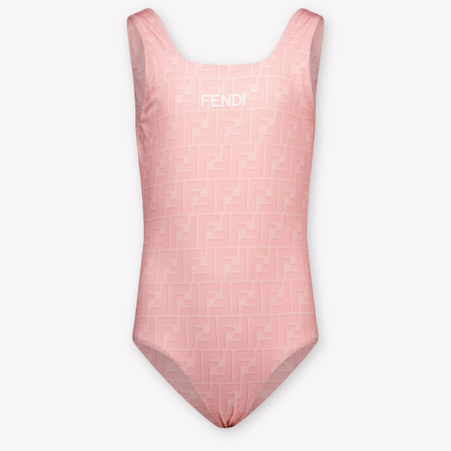 Fendi Kinder Meisjes Zwemkleding In Licht Roze