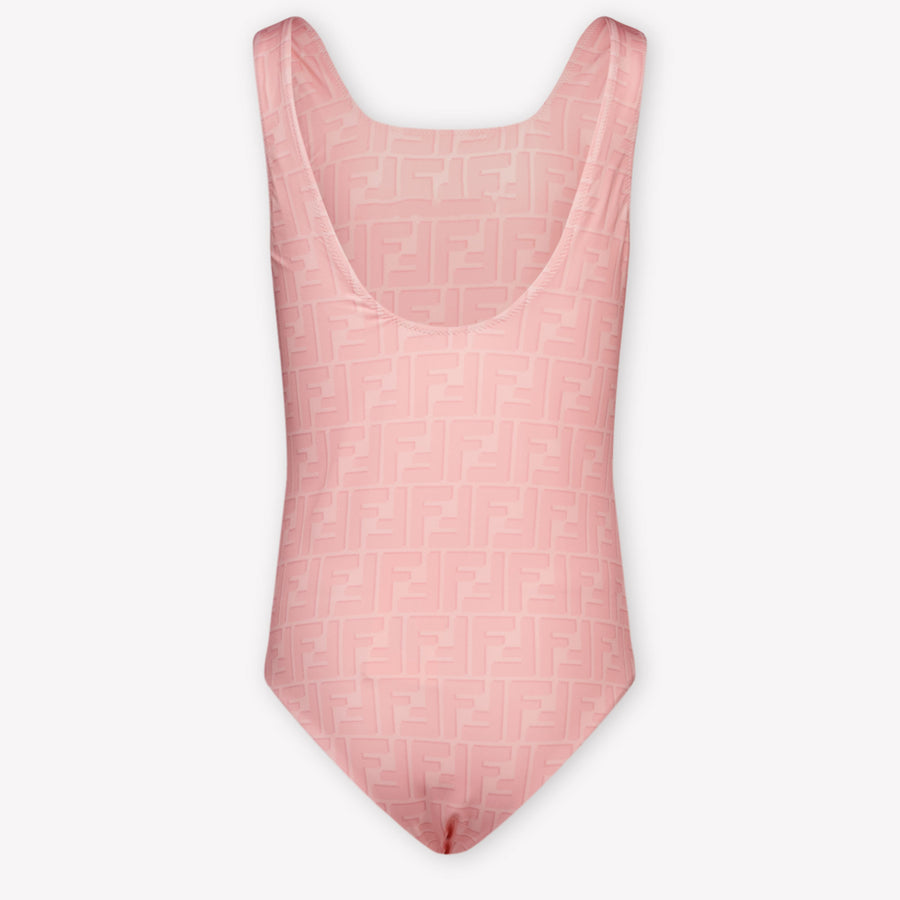 Fendi Kinder Meisjes Zwemkleding In Licht Roze