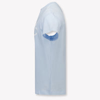 Fendi Kids Boys T-Shirt In Light Blue