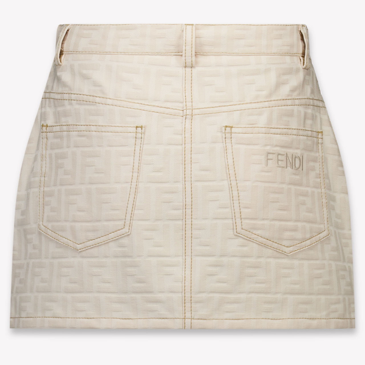 Fendi Kinder Meisjes Rokje In Licht Beige