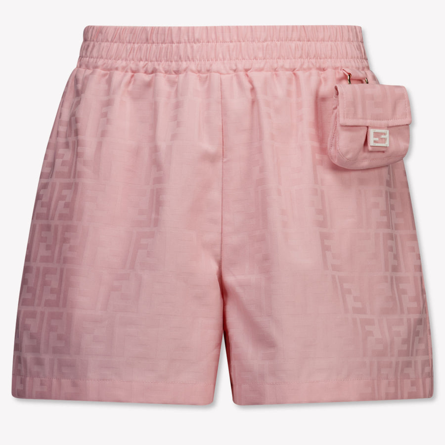 Fendi Kinder Meisjes Shorts In Licht Roze