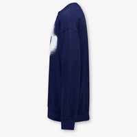 Fendi Kids Boys Sweater In Navy