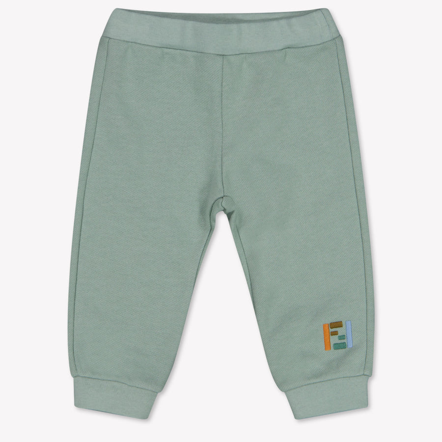 Fendi Baby Boys Pants In Green
