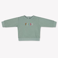 Fendi Baby Boys Sweater In Green