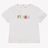 Fendi Baby Unisex T-Shirt In Wit