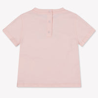 Fendi Baby Unisex T-Shirt In Light Pink