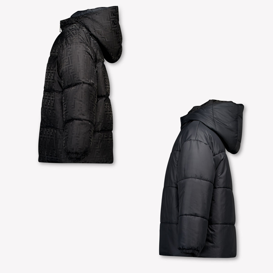 Fendi Kids Boys Jackets In Black