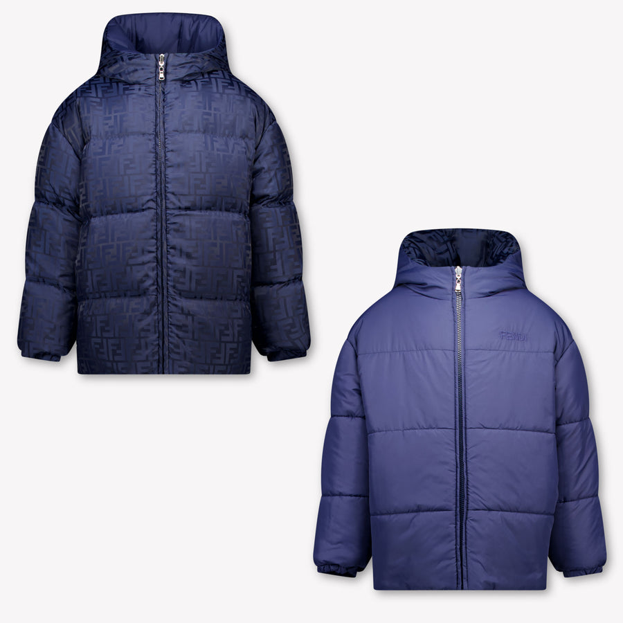 Fendi Kinder Jongens Winterjas In Navy